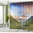 thumbnail image 5 of Ambesonne Rainbow Shower Curtain, Meadow Riverbed Mist, 69"Wx84"L, Multicolor, 5 of 5