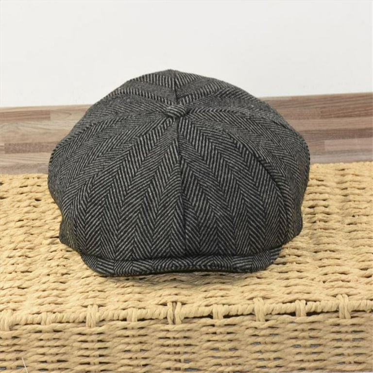 Cheap Vintage Warm Hat Men Women Autumn Winter Flat Military