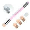 thumbnail image 4 of Sponge Silicone Nail Art Stylo à Double Tête Manucure Brosses Mini Stylo Manucure d'Impression, 4 of 6
