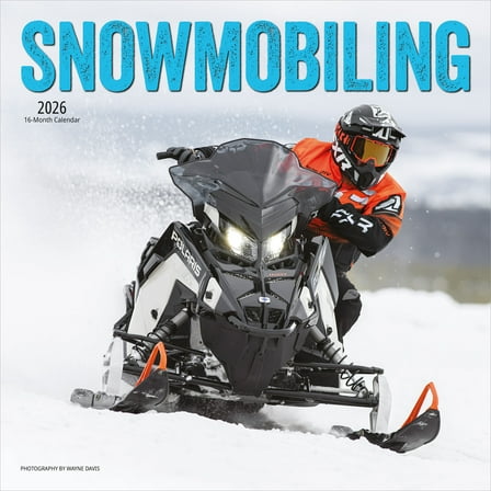 Snowmobiling | 2026 12x24" (Hanging) Square Wall Calendar | Wyman Publishing