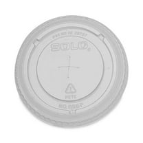Dart Plastic Cold Cup Lids, Fits 12 oz to 14 oz Cold Cups, Plastic, Clear, 1,000/Carton