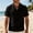 A_ Black, variant on Men's Mesh Knit Camp Collar Shirt, Allover Geometric Pattern, Short Sleeve Button-Down Cover-Up Top Beige M