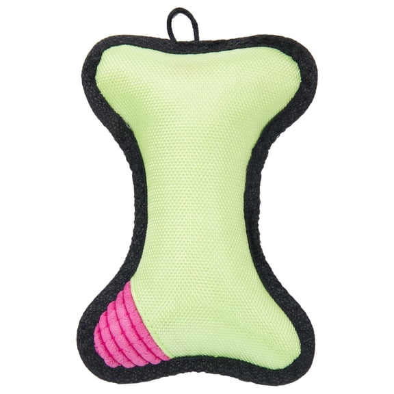 GOODSMANN Pet Dog Chew Toys Bone Toy Durable Cloth Bone-shaped Frisbee Flying Fetch Plush Soft Toys Dental Chewy Toys for Small Medium Dogs Cats
