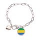 thumbnail image 1 of Pulsera de cadena de corazón Unbranded Gabón 7.5 pulgadas, 1 of 3