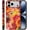Hibiscus Flower Pink Cute Tropical, variant on Case for iPhone 17, Fits Frosted Case Design for Girl Women, Collage Tiles Hearts Roses Vines Romantic