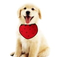 thumbnail image 3 of Collar de bufanda para cachorro, 2 uds., Collar de bufanda tejido para mascotas, babero para cachorro, funcionalidad de alta precisión, 3 of 8