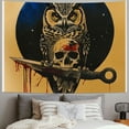thumbnail image 2 of Orinice Owl Skull Tapestry Wall Hanging Unique Style Graphic Tapestries Home Wall Decor Art Living Room Bedroom Dorm Apartment Farmhouse 50x40inch, 2 of 6