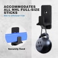 thumbnail image 4 of Adoreal 6 Pcs Hockey Stick Wall Mount Set,Hockey Stick and Puck Display Holder w/Protective Soft Liner,Ice Hockey Stick Wall Mount for Decor & Storage, Display Game Winning Hockey Stick and Puck, 4 of 8