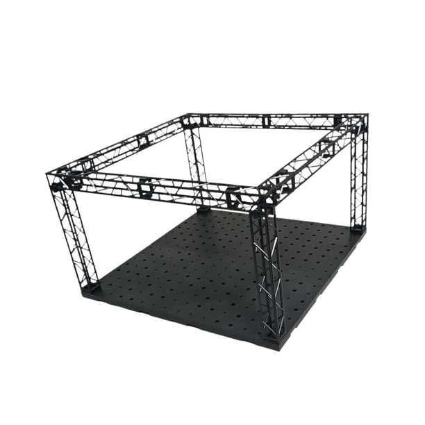 Escenario de maqueta construible, accesorios para escenario de hangar Ancho 30 cm