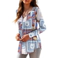 thumbnail image 2 of a.Jesdani Women's Plus Size Tunic Tops Long Sleeve V Neck Casual Blouses m-4x, 2 of 7