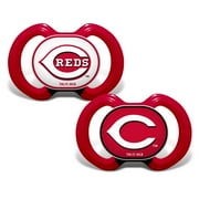BabyFanatic Officially Licensed Unisex Pacifier 2-Pack - MLB Cincinnati Reds