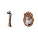 thumbnail image 1 of Figura de escritorio,Figuritas africanas,artesanías,artículos de escritorio coleccionables,Estatua de dama tribal,pieza de arte para decoración del hogar,Marco de fotos,Marco de fotos, 1 of 8
