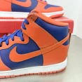 thumbnail image 3 of N I-K-E Dunk High Retro New York Knicks Orange Royal Blue Size Men 13M W BOX ??, 3 of 6