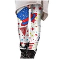 thumbnail image 3 of Vivianyo HD Women's Independence Day Yoga Patriotic Pants Fashion Casual 4Th Of July American Flag Print Leggings with Yoga Sport Elastic Slim Pants（All Colors and Sizes）, 3 of 5