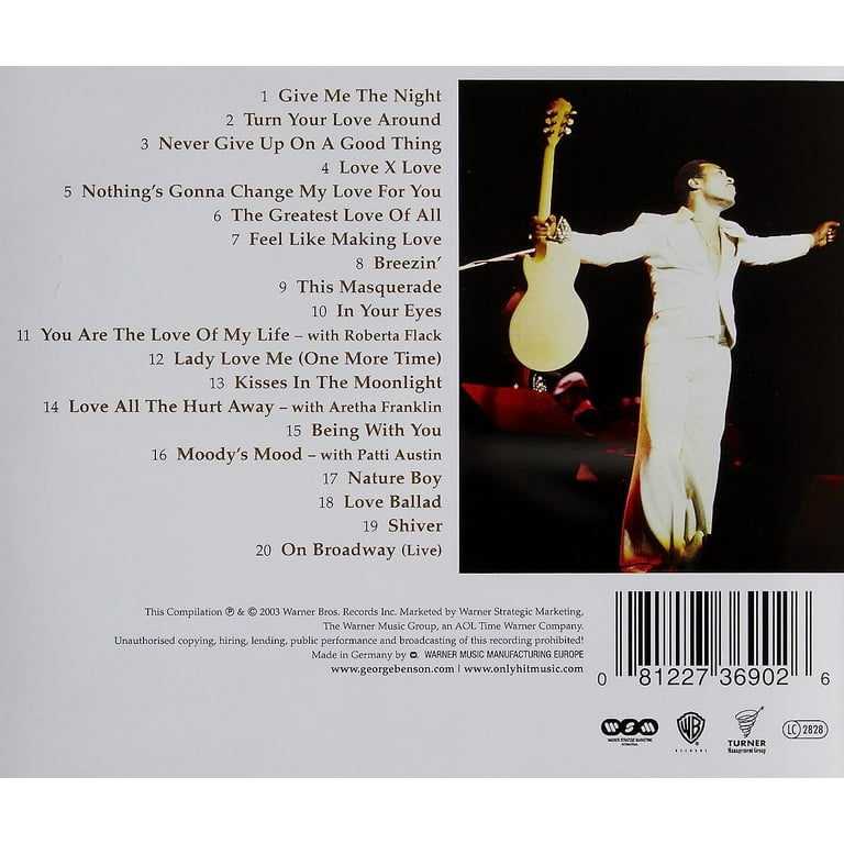 George Benson The Greates Hits Of All Music Performance CD