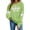 X99-NSLGXD Green Halloween Sweatshirt for Women, variant on NSLGXD Womens Halloween Sweatshirts Spooky Ghost Graphic Pullovers Soft Loose Fit Round Neck Long Sleeve Shirt Tops Halloween Clothes