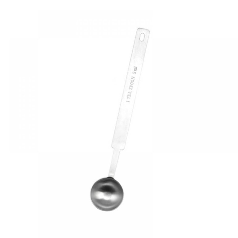 Long Handle Coffee Scoop 1 Tbsp Measuring Scoop Spoon 1 Tablespoon Stainless Steel Coffee Scoop for Ground Coffee Bean Tea Sugar Flour Liquid, Size