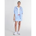 thumbnail image 4 of Athletic Works Women's and Women's Plus Full Zip Fleece Hoodie, Sizes XS-4X, 4 of 7