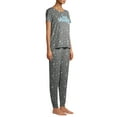 thumbnail image 4 of Secret Treasures Women's and Women's Plus T-Shirt and Joggers, 2-Piece Pajama Set, 4 of 6