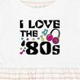 thumbnail image 4 of Inktastic I Love the '80s-musical Notes Girls Baby Dress, 4 of 5
