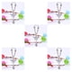 thumbnail image 1 of Qarigey Piercings falsos Encanto Estilo simple Accesorio de moda Mujer Adornos de senos Mariposas Pezones Anillos para mujeres Ceniza beige beige ceniza 5piezas, 1 of 6