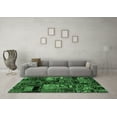 thumbnail image 3 of Ahgly Company Indoor Rectangle Patchwork Emerald Green Transitional Area Rugs, 4' x 6', 3 of 4