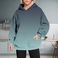 thumbnail image 2 of Bovemsi Sweatshirt for Women Retro Fashion Print Loose Large Sized Casual Long Sleeved Hoodie Comfort Hoodie, 2 of 9