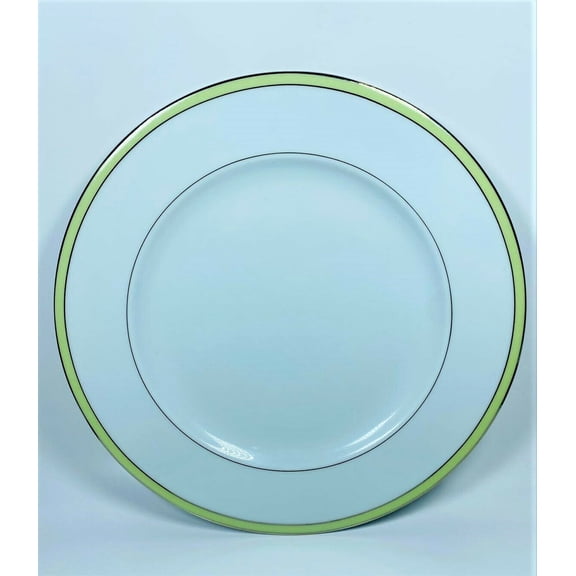 LOT OF 4 Porcelaine de Sologne Tendance Anis/Green Dinner Plate