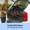 thumbnail image 4 of Andador con ruedas Medline de aluminio con asiento, color burdeos, capacidad de peso de 113 kg, ligero, ruedas de 15 cm, plegable, asas ajustables, ideal para personas mayores., 4 of 5