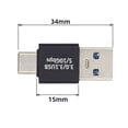 thumbnail image 3 of CY USB3.0 Type A Male to USB 3.1 Type C Male Data 10Gbps Charge Adapter for Laptop Phone, 3 of 8