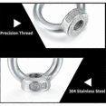 thumbnail image 5 of M10 Eye Nut with Lifting Ring, Stainless Steel 304 Screw Hook Nut - 10 Pack, 5 of 5