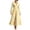 Yellow, variant on Women's Fall Floral Printed Maxi Dress V Neck Lantern Long Sleeve Boho Dresses for Wedding Guest Beach Vacation