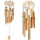 thumbnail image 5 of Campanas de viento de bambú con sonidos relajantes, sonido relajante para tubos afinados a mano con decoración elegante, regalos perfectos para exteriores, campanillas de viento de madera con un tono, 5 of 5