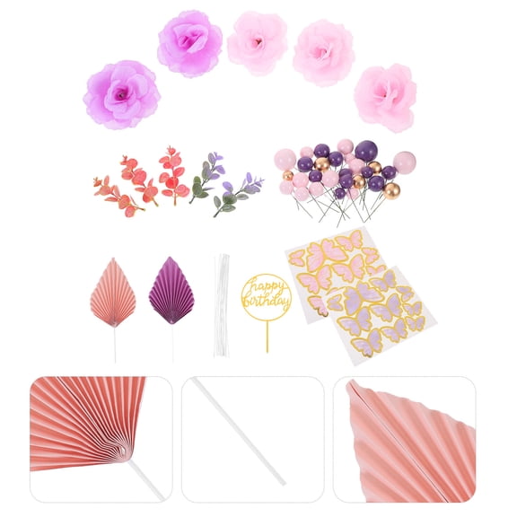 Raindrops  Birthday Cake Decoration Decorations Edible Bride Baby Violet