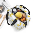 thumbnail image 4 of Lsque Yellow Rubber Duck Pattern Lunch Bag Women/Men Insulated Lunch Box,Small Leakproof Cooler Food Lunch Containers Reusable High Capacity Lunch Tote Bags, 4 of 6