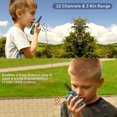 thumbnail image 4 of Walkie Talkies para niños TANGJMXG radio portátil de 3 km 22 canales con Linterna para acampar al aire libre, 4 of 5