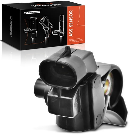 A-Premium ABS Wheel Speed Sensor Compatible with Buick, Cadillac, Chevy, Oldsmobile & Pontiac Models - Skylark, Grand Am, DeVille, Beretta, Sunbird, Corsica, Cavalier, Cutlass Calais, Sunfire, Achieva