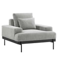 thumbnail image 2 of Modway Proximity Upholstered Fabric Armchair in Light Gray, 2 of 8