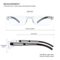 thumbnail image 5 of LifeArt Hard Shell Eyeglasses Case, Portable PU Leather Sunglasses Case for Men and Women, 5 of 6