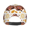 thumbnail image 6 of Disketp Fall Turkey Print Baseball Caps For Outdoor Sports Fashion Casual Outdoor Caps Men Women, 6 of 9