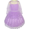 thumbnail image 2 of Robe de Fille Fleur Ceinture de Perles Concours Mariage Fête 5 Ans, 2 of 7