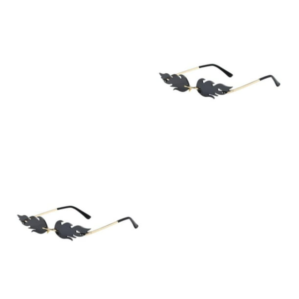Gafas de Sol Flame And Fire Qarigey Sin Marco Gris 2piezas