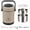 Oatmeal, variant on Elitra 1.6 L/54 Oz Portable Electric Lunchbox - 304 Stainless Steel, 5V/20W USB-C Heated Meal Container for Car, Travel, Work, Office - Leak Resistant Lid, Spoon, Car Charger Included (Oatmeal)