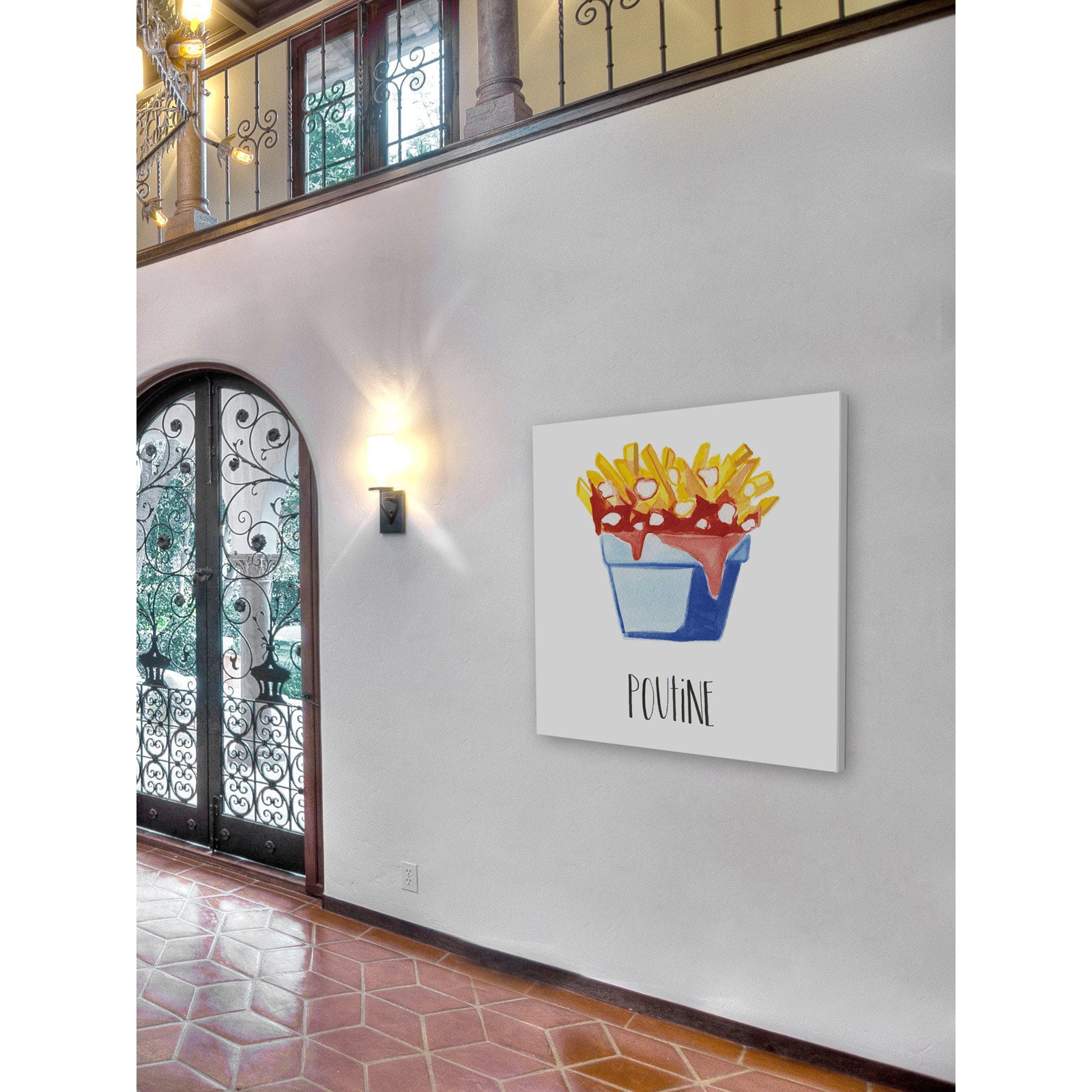 Marmont Hill "Poutine" by Molly Rosner Painting Print on Wrapped Canvas