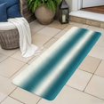 thumbnail image 6 of Runner Rug 1.64'x5.25', Ombre Dark Teal Non Slip Backing Floor Mats Soft Area Rugs, Absorbent Muddy Dirt Trapping Carpet for Entryway Hallway Kitchen Bedroom Living Room Modern Abstract Art Gradient, 6 of 9