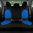 thumbnail image 2 of FH Group Custom Fit Car Seat Cover for 2018-2022 Toyota Camry, Rear Set Blue Neoprene Seat Covers with Air Freshener, 2 of 3