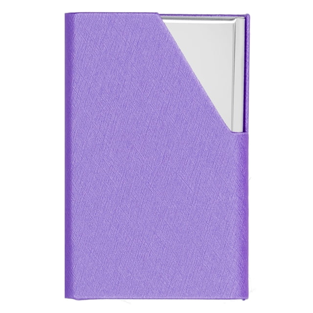 Name Card Holder, Name Card Case Card Holder For Home For Commercial Use Purple 007#