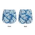 thumbnail image 5 of Lsque Leaves And Flowers Printed Women's Running Shorts with Liner Pockets,Elastic Quick Dry Workout Athletic Gym Yoga Shorts,Womens High Waist Shorts-Medium, 5 of 9