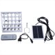 thumbnail image 1 of Lámpara de camping para jardín al aire libre con luz alimentada por energía solar de 25 LED con control remoto Enchufe estadounidense de 110 V, 1 of 8
