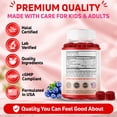 thumbnail image 6 of Vegan High Potency Hair Growth Biotin Gummies 5000 mcg For Women Kids Men | 90 Ct, 45 Servings, Non-GMO | Hair, Skin and Nails Gummy Vitamins & Prevents Hair Loss | Halal Vitamins | SHIFAA NUTRITION, 6 of 7